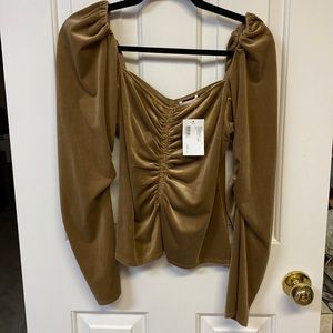 ALC rouche velvet top. Size 12